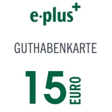 15€ E-Plus Guthabencode
