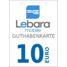 10€ Lebara Mobile Guthabencode