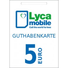 5€ Lyca Mobile Guthabencode