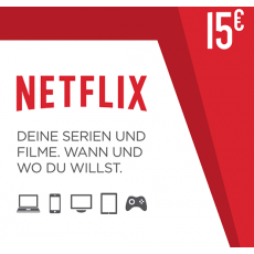 15€ Netflix prepaid card