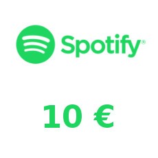 10€ Spotify prepaid card