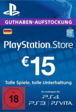 15 Euro Playstation Network Card DE Playstation Cards