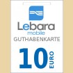 10€ Lebara Mobile Guthabencode