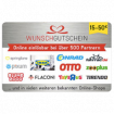 25€ Wunschgutschein - in über 500 Shops einlösbar!